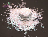 FROSTED BERRY PARFAIT -Ring (hollow dot) glitter mix - Aurora Australis collection