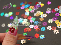 POOCH PLEASE - Multi color Holographic Paw print Glitter- Pixie Shapes