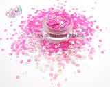 PRETTY LIL PETUNIA 4mm hollow flower glitter - Back To Nature Collection