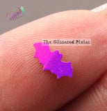 GRAPE NERDZ holographic BAT shape Glitter- Pixie Shapes-