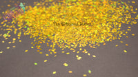 GOLD holographic DIAMOND / RHOMBUS  shape Glitter- Pixie Shapes