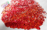 INFERNO .2x3mm slice shape glitter- Pixie Shapes-