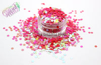 DEW DROP ROSE flower shaped glitter - Back to Nature Collection