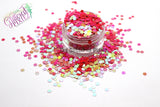 DEW DROP ROSE flower shaped glitter - Back to Nature Collection