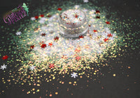 NEW FALLEN SNOW - Holiday / Christmas glitter mix!