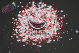 PEPPERMINT LANE  glitter mix - Holiday Collection -