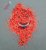 SCARLET SKY 1mm hexagon glitter- Heavy Metallics-