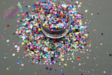 YOU Don't KNOW, UFO holo fx glitter mix- Majestic Mixes