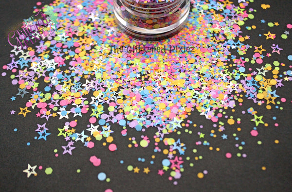 ROLLER PARTY star glitter mix - 80's Rad Mixes-