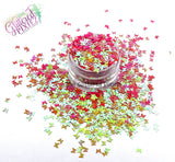 DEW DROP ROSE 3mm BUTTERFLy glitter- Back to Nature Collection