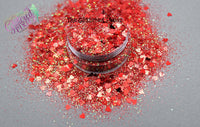 PASSIONATE INFERNO Valentines glitter mix