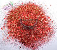 PASSIONATE INFERNO Valentines glitter mix