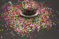 ARIEL holographic Dotties Glitter mix Super Fun Loose Glitter for Nail art Hair Face Body Tumblers Craft supply Resin supply Freshie Glitter