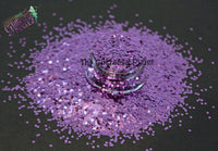 LAVENDER LADY 1mm  metallic hexagon glitter- Heavy Metallics-