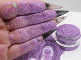 LILAC HOLO holographic glitter- Pixie Dust( extra fine glitter)