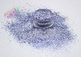 COLD BLUE STEEL mini holographic Shardz  Irregular glitter