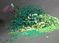 LIZARD GLAM Color shift holographic glitter- Fantasy Charade -