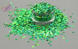 EMERALD CITY 2.5mm hex holographic glitter- Pixie Glitz Collection