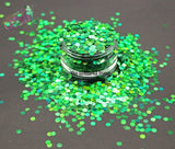 EMERALD CITY 2.5mm hex holographic glitter- Pixie Glitz Collection