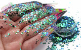 SELENE -Mermaid dotties glitter-