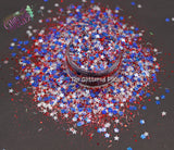 THE FOURTH - Patriotic glitter mix