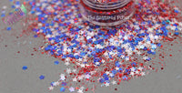 THE FOURTH - Patriotic glitter mix