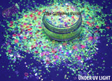 FRANCESCA UV light Reactive ( see pics) glitter mix -Pixie Glitz-