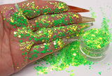 ECTOPLASMIC OOZE Glow In The Dark Glitter mix - Fantasy Charade