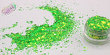 ECTOPLASMIC OOZE Glow In The Dark Glitter mix - Fantasy Charade