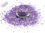 TANZANITE AND GOLD glitter mix- Majestic Mixes -