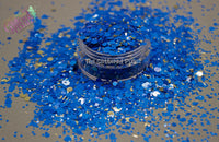 SAPPHIRES AND GOLD glitter mix- Majestic Mixes -