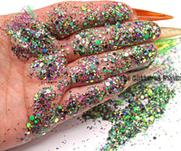 HERMAN MONSTER Chunky Glitter w/glow in the dark - Halloween Collection