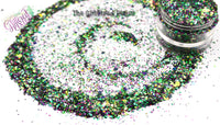 HERMAN MONSTER Chunky Glitter w/glow in the dark - Halloween Collection