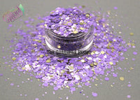 TANZANITE AND GOLD glitter mix- Majestic Mixes -