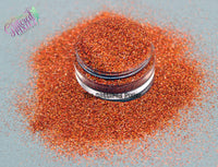 BURNT ORANGE holographic glitter- Pixie Dust( extra fine glitter)