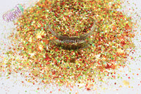 AUTUMN BREEZE- Fall Chunky Glitter mix - Loose glitter for nail art, face, body, hair, tumblers, craft supply, resin supply, freshie glitter
