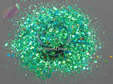 EMERALD GALAXY Color Shift holographic glitter- Fantasy Charade -