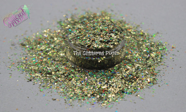 ALL THAT GLITTERs ISN’t… mini holographic Shardz  Irregular glitter