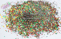 CHRISTMAS PRESENT Glitter mix -Holiday/Winter collection