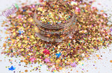 AUTUMN DAYS Glitter mix -AUTUMN  Fall  Loose Glitter for Nail art, Hair, Face, Body, Tumblers, Craft supply, Resin supply, Freshie Glitter