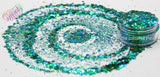 EMERALD GALAXY Color Shift holographic glitter- Fantasy Charade -