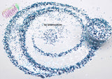 FROZEN 1mm Glitter - Optical Illusion:(Color Shifting glitter) -