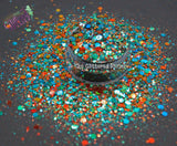 ZEUZ Color Shift holographic glitter- Fantasy Charade