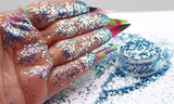 FROZEN 1mm Glitter - Optical Illusion:(Color Shifting glitter) -