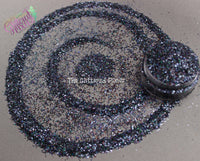 MIDNIGHT HOLLOW .6mm Holographic hex glitter- Pixie Glitz Collection