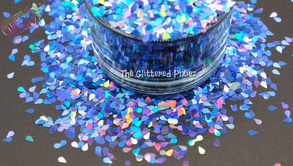 WATER DROP 3MM shape glitter- Pixie Shapes-