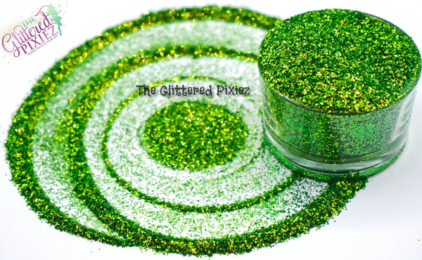 THE GRASS Is ALWAYS… - fine  .4mm hex glitter- Summer fantasy-