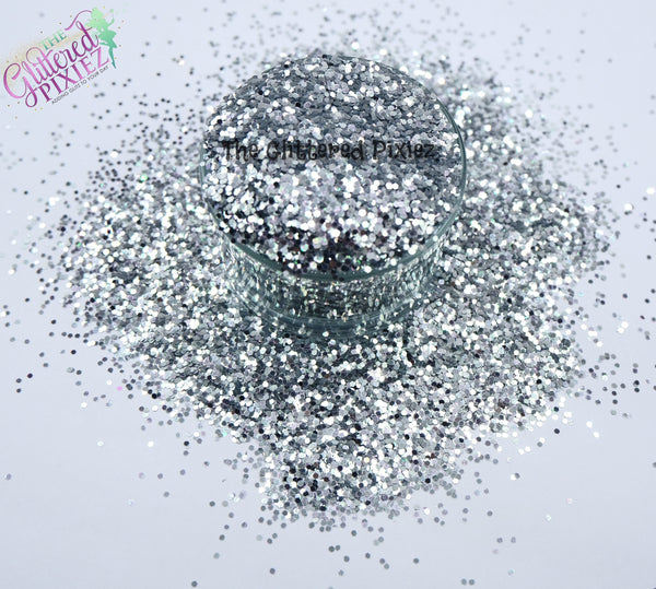 DOUBLE SIDED BLADE 1MM metallic hexagon glitter- Heavy Metallics