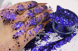 NEBULA - CHUNKY MIX Glitter - Optical Illusion: (Color Shifting glitter)