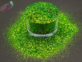 THE GRASS Is ALWAYS… - fine  .4mm hex glitter- Summer fantasy-